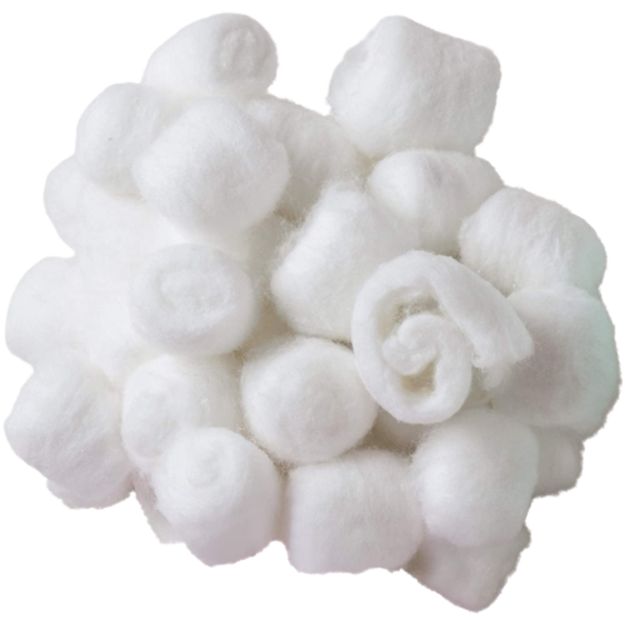 Craft Fluff Triple Size Approx. 1", 100 Pieces – White | Soft Cotton Craft Balls for DIY, Classroom Crafts & Holiday Projects